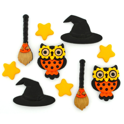 Fantasie Knoopjes Whoo's Scared 10116