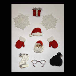 Fantasie Knoopjes Waiting for Santa 1426-Dress it Up