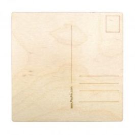 Houten Ansichtkaart 14.8x14.8 cm