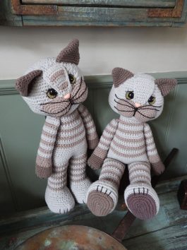 Haakpakket Funny Pussycat basic grijs XXL