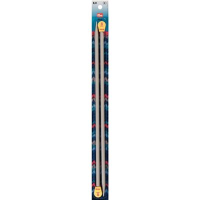 Prym breinaalden met knop 8mm 40cm