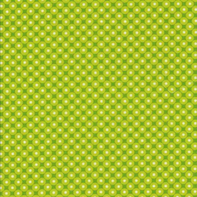 Groen en Lime groene stippen stof-Henry Glass