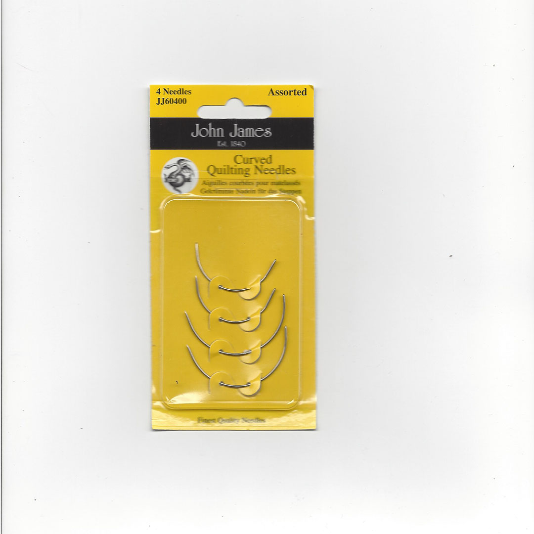 Gebogen naalden curved Quilting Needles ass.