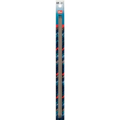Prym 5 breinaalden zonder knop 2.5mm 30cm