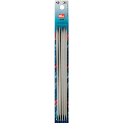 Prym 5 breinaalden zonder knop 4.0 mm 20cm