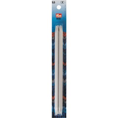 Dubbelzinnig bescherming Verkoper Prym 5 breinaalden zonder knop 5.5mm 20cm - Hobby Time