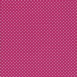 Hard Roze stof met witte stippen-Makower Spot On