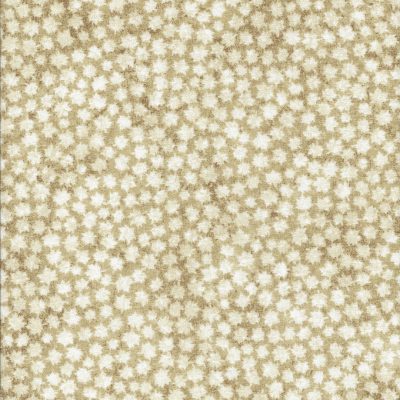 Northcott-Donker beige met roomkleurige blaadjes