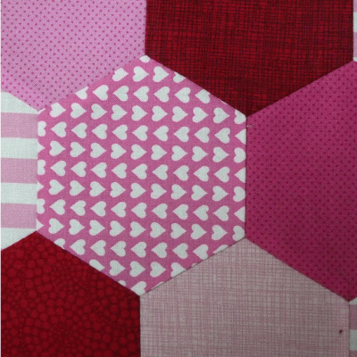 Transparante Quiltstempel CRP0195 Hexagonnen en Pentagon