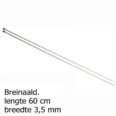 Pony breinaalden 3.5mm 60cm