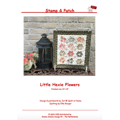 Quiltpatroon Little Hexie Flowers