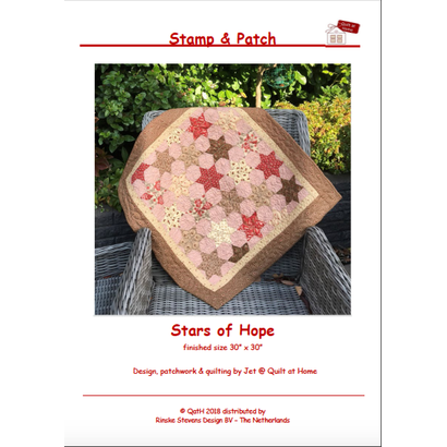 Quiltpatroon Stars of Hope