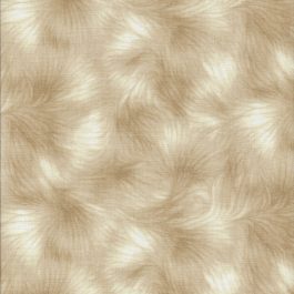 Beige stof met veren motief