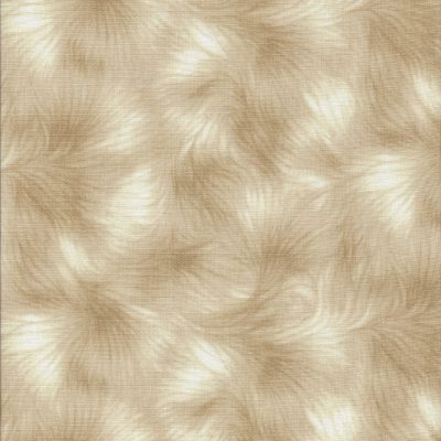 Beige stof met veren motief