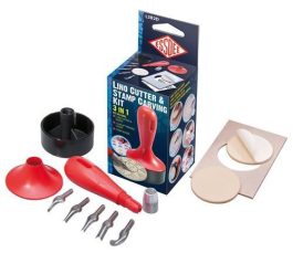 Lino setje-stempel set