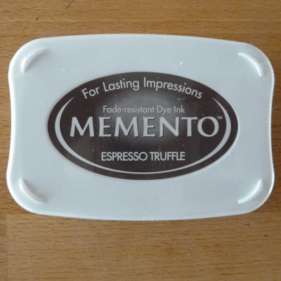 Stempel inktkussen donker bruin Espresso Truffel-Memento