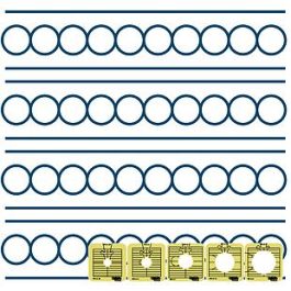 Westalee Set Between The Lines Circles Low Shank