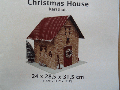 Kartonnage pakket Christmas House-Rinske Stevens