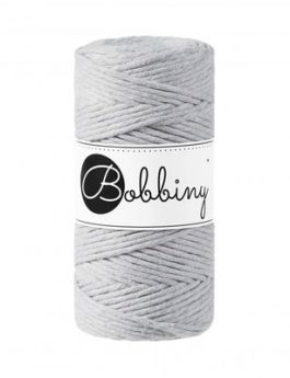 Bobbiny Macramé draad Light Grey