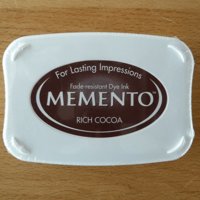 Stempel inktkussen donker bruin Rich Cocoa-Memento