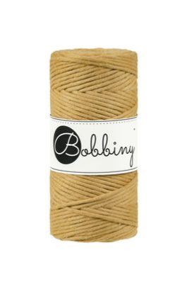 Bobbiny Macramé draad Mustard