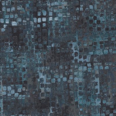 Zwart blauw grijs geblokte stof-Northcott