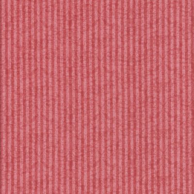 Coral rode stof met lichte en donkere strepen-Quilting Tresures